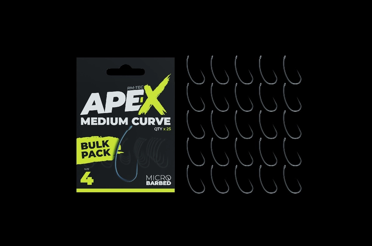 Háčiky Ape-X Medium Curve Barbed / Háčiky / očkové háčiky